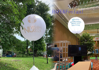 Etkinlik Dekorasyonu Ay Şişme Balon Işığı 2000W Baskı Seçenekleri Eğlence 160cm