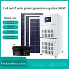 20kw Güneş Enerjisi Üretim Sistemi 220v Ev Offgrid Inverter Kontrolü 60HZ