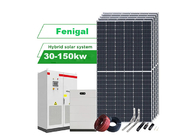 Yüksek verimli hibrit güneş enerjisi sistemi 30KW -150KW Lifepo4 veya Lityum pil ile