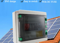 15A Güneş PV Kombinezörü Kutusu Çevre Kesicisi 2 Diz Plastik 550VDC Güneş Paneli