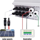 Şebeke içi / şebeke dışı güneş paneli sistemi için 6 dizeli hava durumuna dayanıklı dağıtım kutusu