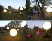 Dim Olay Balon Işık 800 w, LED Balon Işıkları Dekorasyon Markalama Seçenekleri 1.6 m / 5.2ft Tripod Dağı