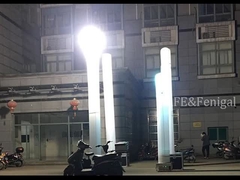 COLUMUS Acil Durum Aydınlatma Şişme Kule HMI1000W 360° Parlamasız Dış Mekan Taşınabilir