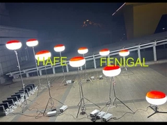 400W LED Şişme Işık Kulesi İş Alanları için Yumuşak Işık Kolay Kurulum