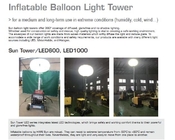 Taşınabilir Mobil Aydınlatma Aracı ile 1000w Tripod Ay Balon Işığı