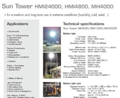 Aydınlatma Tripod Aydınlatma Balon Kulesi 2000w 4000w Metal Halide 130cm