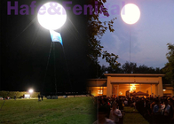 Kampanya Reklam Dekoratif Ay Balon Işıkları LED 400w 600W 800W Özel