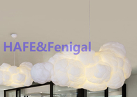 Romantik Avize LED Bulut Balon Aydınlatma Lambası İpek Pamuk Yüzer 2000W 150cm