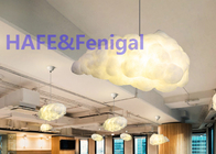 Romantik Avize LED Bulut Balon Aydınlatma Lambası İpek Pamuk Yüzer 2000W 150cm