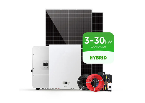 MPPT Güneş Paneli Ev Hibrit Güç Sistemi Tam 48V 3Kw 5Kw 8Kw 10K