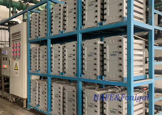 Veolia EDI Modülleri E-Cell-3X En fazla su üretimi 6.4 m3 / saat% 97'ye kadar geri kazanım