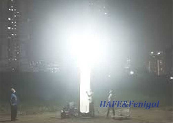 Güvenlik şişme ışık kulesi HMI 1000W Gece 360 derece dış endüstriyel aydınlatma için uygundur