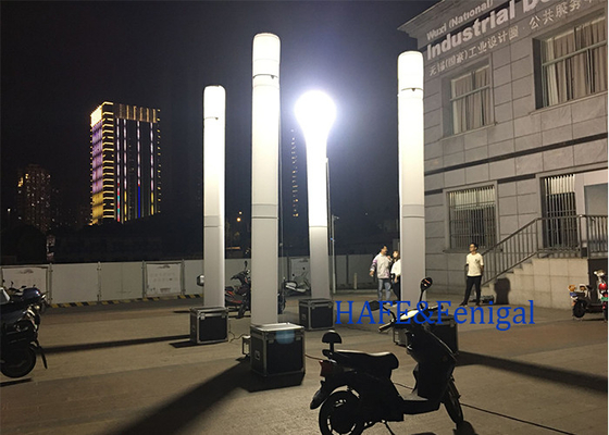 Gece Dışarıda Taşınabilir şişme aydınlatma kulesi acil durum sistemi 1200W 60HZ