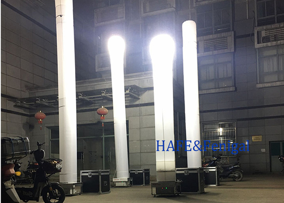 Taşınabilir şişme deniz feneri Kulesi Acil Reklam Hmi 1000W 1-3M Destek özelleştirme