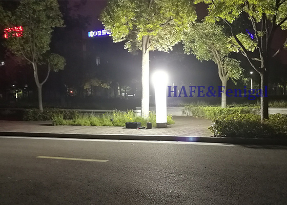 Taşınabilir Acil Durum Işığı Şişme Işık Kulesi 1000W Metal Halide Pil Şarj edilebilir