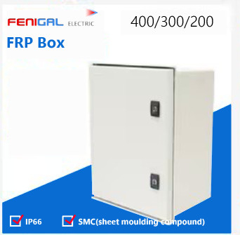 SMC Polyester FRP Kutusu 220/380V Güç Dağıtım Kutusu IP66 Su geçirmez Elektrik Kutusu