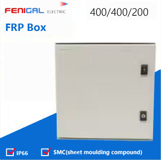 SMC Polyester FRP Kutusu 220/380V Güç Dağıtım Kutusu IP66 Su geçirmez Elektrik Kutusu