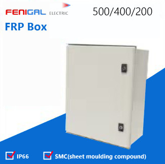 SMC Polyester FRP Kutusu 220/380V Güç Dağıtım Kutusu IP66 Su geçirmez Elektrik Kutusu