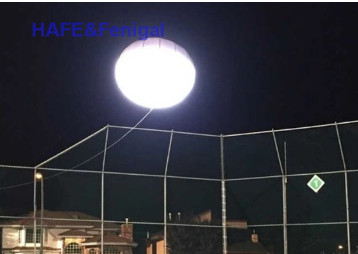 Ellipse 1.8kw Helium Hava dolusu Hafifletilebilir LED CRMX Kontrol Filmi Film Setleri Balon Işığı