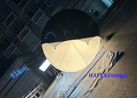 1.8kw Tube Helium Air Filled Bi Color LED DMX CRMX Kontrol Balonu Işıkları Film