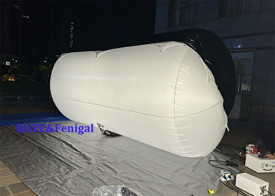 1.8kw Tube Helium Air Filled Bi Color LED DMX CRMX Kontrol Balonu Işıkları Film