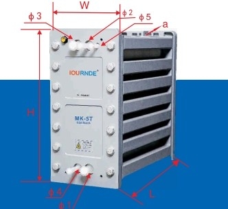3.5-5.5m3/H EDI Yığınları MK-5T Elektrodeonizasyon Saf Su Üretimi