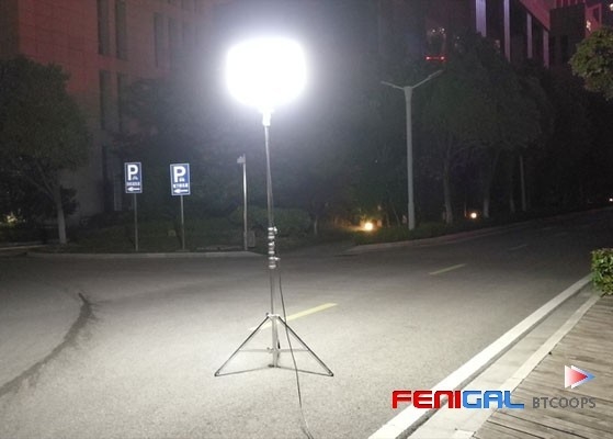 HAFE 400W LED Balon Işığı Şantiye Güvenliğini ve Görünürlüğü Artırır