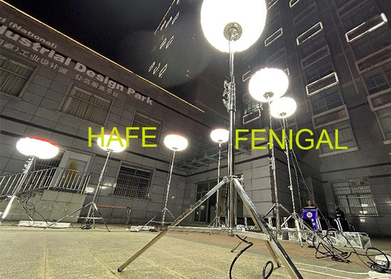 Sun Serisi 400W LED Balon Işığı Endüstriyel ve Kurtarma Operasyonları için Taşınabilir Acil Durum Aydınlatması 230V AC