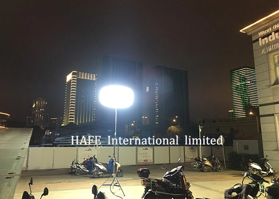 Polysilk Malzemesi Güneş 480W Asfalt Taşama ve İnşaat Alanları için LED Balon Işıkları