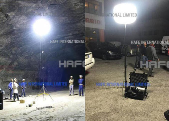 Taşınabilir Parlamayan Endüstriyel 480W Güneş LED Balon Işığı Özelleştirilebilir Güvenlik Işığı