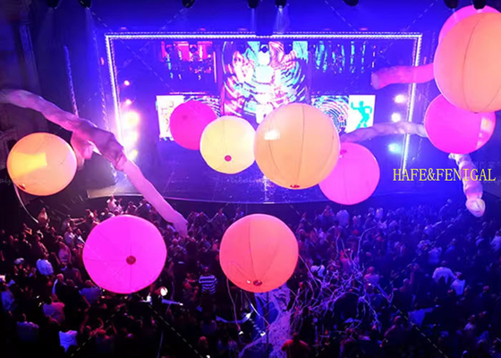 50cm 80cm 1m RGB LED Kalabalık Topları Büyük Etkinlikler için Müzik Festivalleri