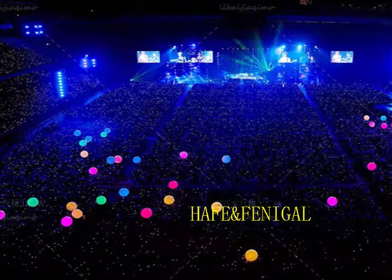50cm 80cm 1m RGB LED Kalabalık Topları Büyük Etkinlikler için Müzik Festivalleri
