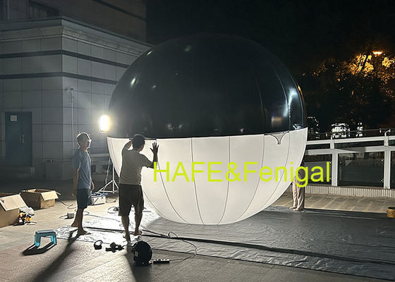 Filmciler Şişirilebilir Küresel LED İki Renkli Balon Işıkları Asacak