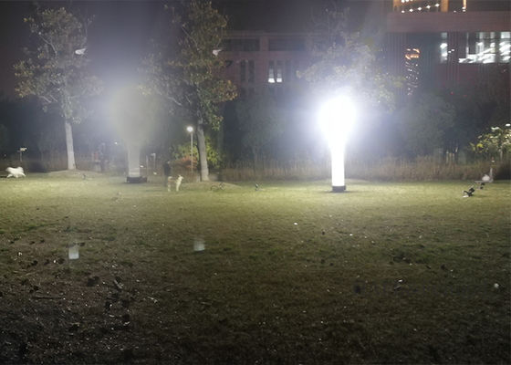 Parlama yok şişme ışık kulesi acil durum sistemi 1200W 60HZ Gece Dışarıda Taşınabilir