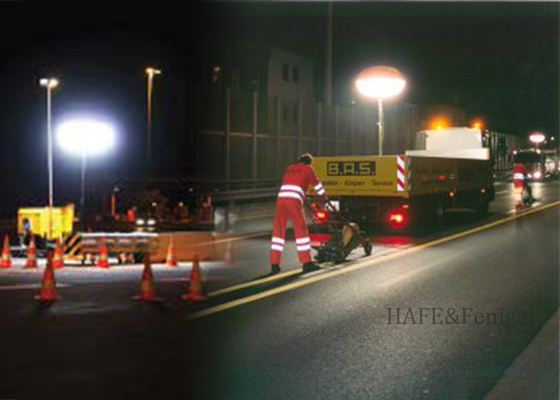 Yangın Acil Kurtarma Gece İnşaat 640W LED Güvenlik Balonu Işık Özelleştirmeyi Destekler