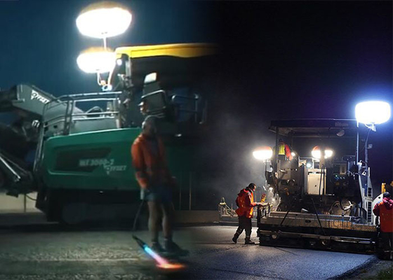 Güvenlik Balonu Işık Kulesi 600w Yol ve Bina Onarımları Işıklandırma için LED
