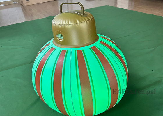 LED Balon Işığı Noel Şişme PVC (Gümüş/Altın) - Dış Mekan Ev Dekorasyonu Çarpıcı Balon Işık Kulesi