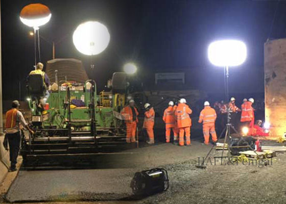 800W Kısılabilir LED Şişme Işık Kulesi Gece Kurtarma ve İnşaat Güvenliği için Özelleştirilebilir