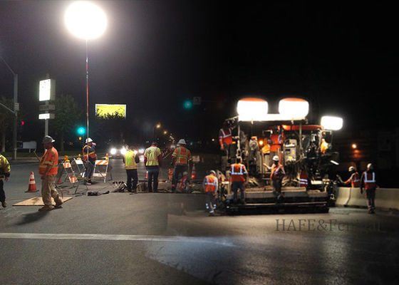 800W Kısılabilir LED Şişme Işık Kulesi Gece Kurtarma ve İnşaat Güvenliği için Özelleştirilebilir