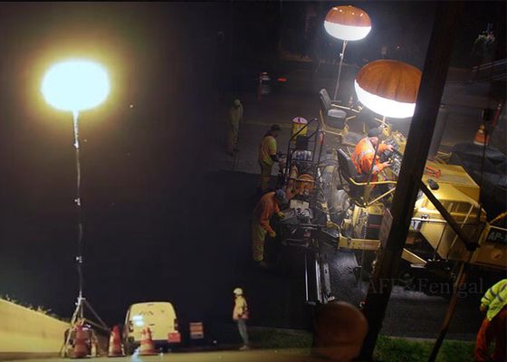 400W LED Şişme Işık Kulesi İş Alanları için Yumuşak Işık Kolay Kurulum