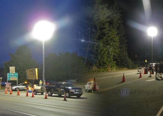 400W LED Şişme Işık Kulesi İş Alanları için Yumuşak Işık Kolay Kurulum