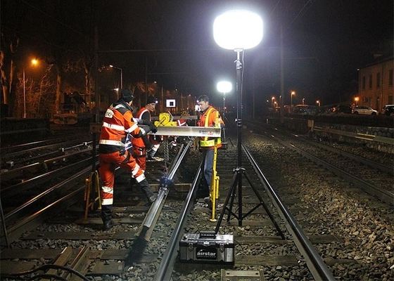 400W LED Şişme Işık Kulesi İş Alanları için Yumuşak Işık Kolay Kurulum