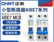 Chint NBE7, NB7 Minyatür Devre Kesici 6 ~ 63A, 80 ~ 125A, 1P, 2P, 3P, Devre Koruması için 4P AC220, 230V, 240V Kullanımı
