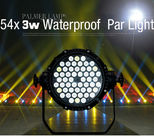 Su geçirmez Par LED Olay Aydınlatma 162 Watt 54X3 W RGB DMX 512 Sahne DJ Tiyatro Projektörü