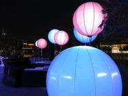 DMX Olaylar Dekorasyon Kullanımı ile Çift Renkli Beyaz Led Işık Balonlar