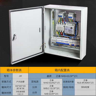 IP44 Paslanmaz Çelik Elektrik Dağıtım Kutusu RAL 7035