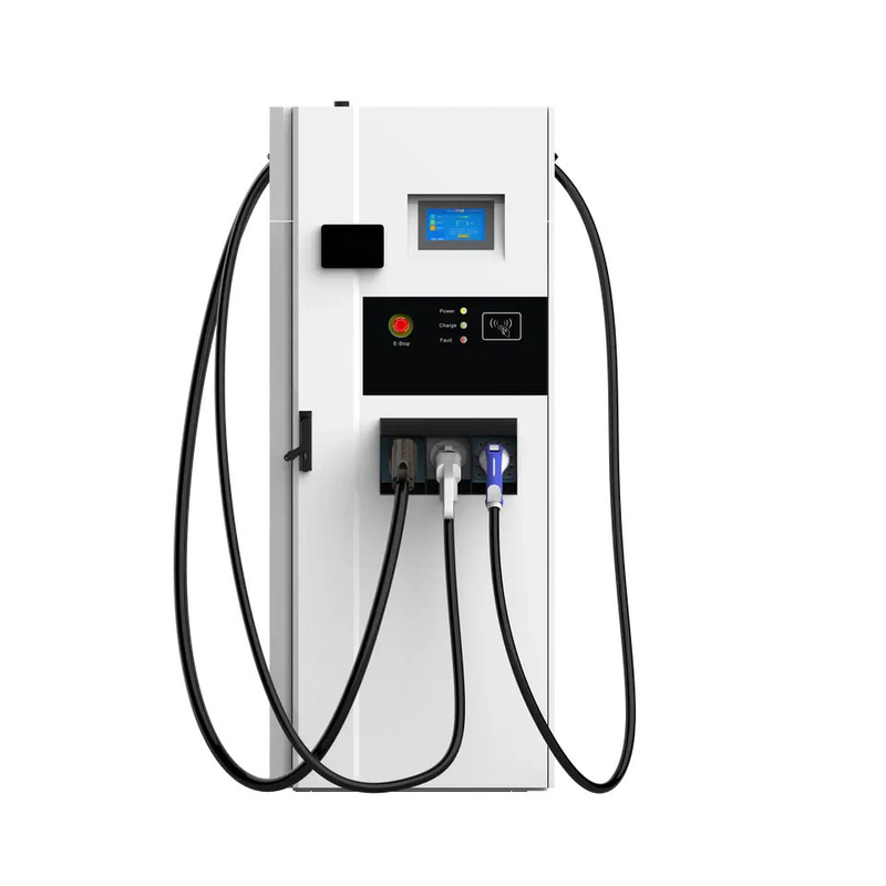 CHAdeMO / GB-T/ 60kw/120kw ile CCS DC Elektrikli Araç Şarj İstasyonu Çoklu Standart