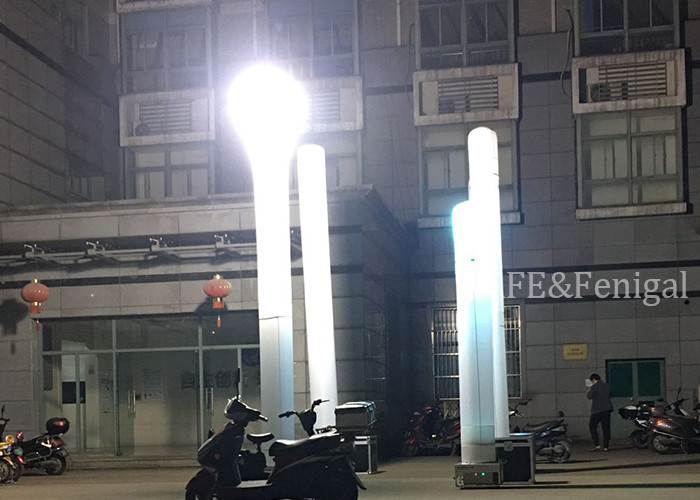 Dış Mekan Güç Kaynağı İsteğe Bağlı 120V/50HZ HID 1000w Şişme Acil Durum Aydınlatma Kulesi Aküsü