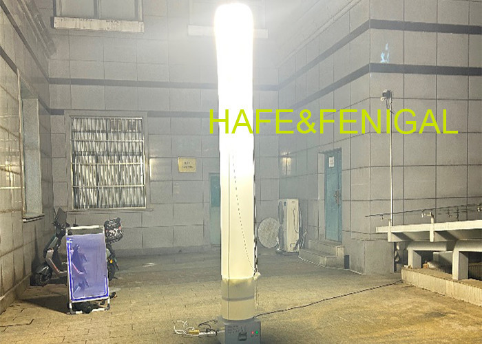 MH 1000W Metal Halide Işığı 5m Taşınabilir Şişme Işık Kulesi Kurtarma Aydınlatması İçin
